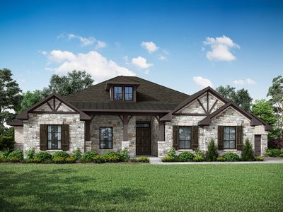 New construction Single-Family house 5010 Estates Oak Way, San Antonio, TX 78263 Pedernales C- photo 0