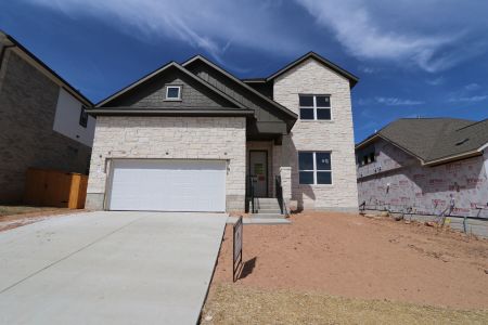 New construction Single-Family house 1037 Pansy Trail, Georgetown, TX 78628 Belmont II- photo