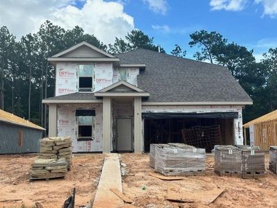 New construction Single-Family house 18516 Burch Creek Lane, Magnolia, TX 77355 Ivory- photo 1 1