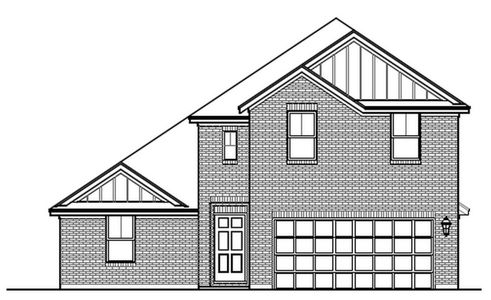 New construction Single-Family house 528 Hickory Ridge Dr., Van Alstyne, TX 75495 Ellerdale DEF- photo