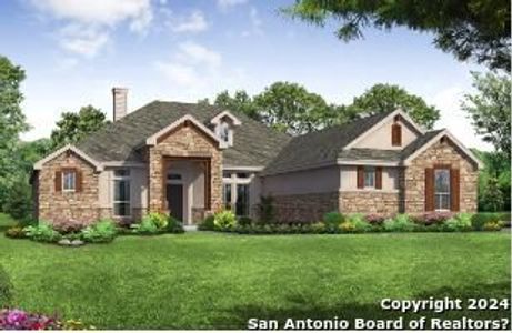 New construction Single-Family house 5229 Estates Oak Way, San Antonio, TX 78263 Calaveras A- photo 0 0