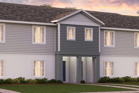 New construction Townhouse house 1066 Sand Torch Circle, Davenport, FL 33837 Francesca- photo 0