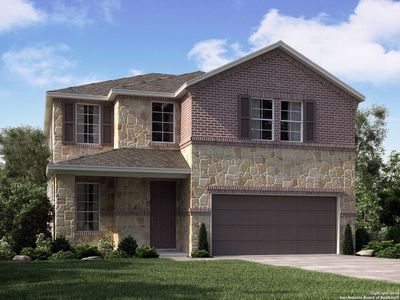 New construction Single-Family house 25927 Marigold Oaks Blank, Boerne, TX 78006 The Medina (3011)- photo 3 3