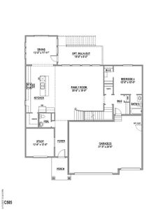 New construction Single-Family house 1840 Crisp Air Drive, Windsor, CO 80550 Plan C505- photo 1 1