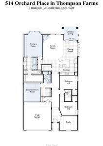 New construction Single-Family house 514 Orchard Place, Van Alstyne, TX 75495 Davenport Plan- photo 1 1