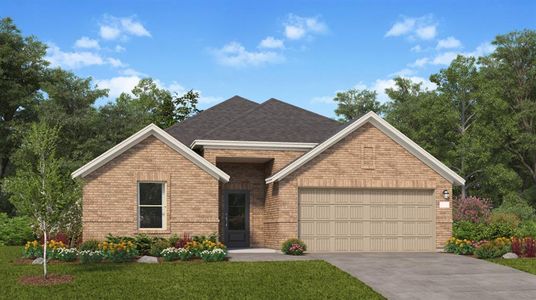 New construction Single-Family house 3331 Climbing Gardens Drive, Conroe, TX 77301 Marigold- photo 0