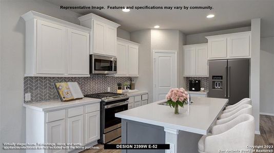 New construction Single-Family house 13234 Fantine Fields, San Antonio, TX 78253 Design 2399W- photo