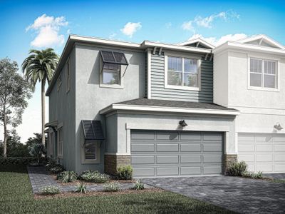 New construction Townhouse house 3542 Nw Solange Court, Jensen Beach, FL 34957 Eastwind- photo 0