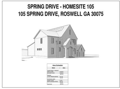New construction Single-Family house 105 Spring Drive, Roswell, GA 30075 - photo 0