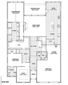 New construction Single-Family house 4821 Triadic Lane, Celina, TX 75078 Plan 1640- photo 1 1