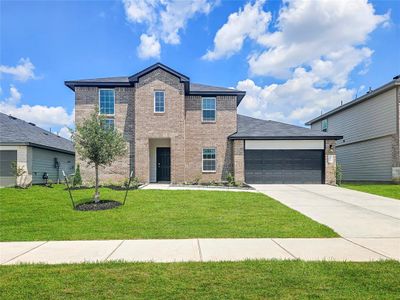 New construction Single-Family house 4015 Waving Willow Way, Rosenberg, TX 77469 LANCASTER- photo 0