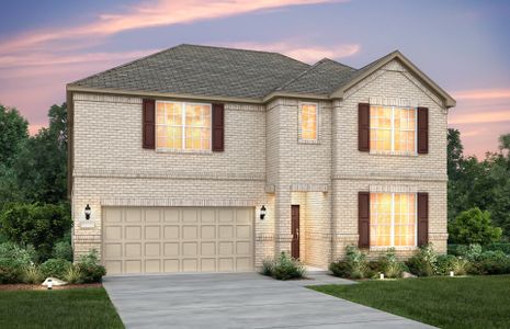 New construction Single-Family house 1224 Garden Jade Drive, Katy, TX 77493 Lockhart- photo 0
