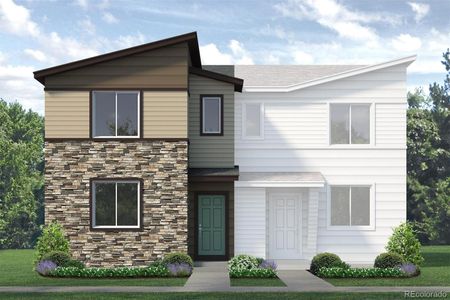 New construction Duplex house 225 Scaup Lane, Johnstown, CO 80534 Acadia- photo 0