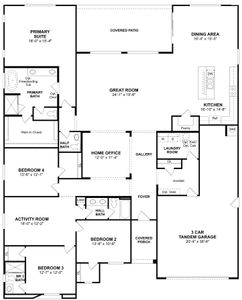 New construction Single-Family house NWC Bowling Rd & Hatman Rd, Maricopa, AZ 85138 - photo 1 1