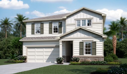 New construction Single-Family house 5833 Tomahawk Lake Drive, Jacksonville, FL 32254 Pearl- photo 0