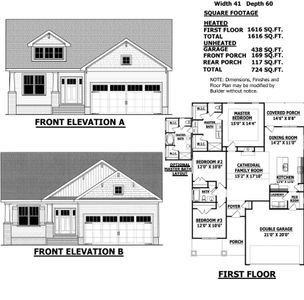 New construction Single-Family house The Lindsay, Knoll Way, Sanford, NC 27332 - photo