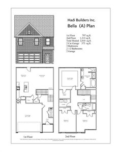 New construction Townhouse house 2970 Fareed Street, Douglasville, GA 30135 The Bella- photo 1 1