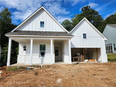 New construction Single-Family house 1100 Cooks Farm Way, Woodstock, GA 30189 Heartwood- photo 0