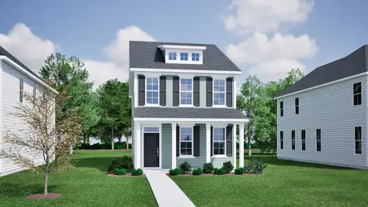 New construction Single-Family house 664 Georgia'S Landing Parkway, Raleigh, NC 27603 Bethany- photo 0