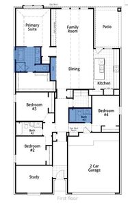 New construction Single-Family house 301 White Oak, Castroville, TX 78009 Matisse Plan- photo 1 1