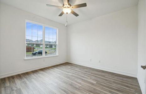 Elegant study with French doors *real home pictured