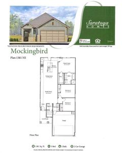 New construction Single-Family house 25443 Lobellia Blossom Lane, Magnolia, TX 77354 Mockingbird- photo 6 6