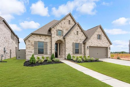 New construction Single-Family house 5115 Blooming Hibiscus Lane, Manvel, TX 77578 Lindsay (2832-HV-50)- photo