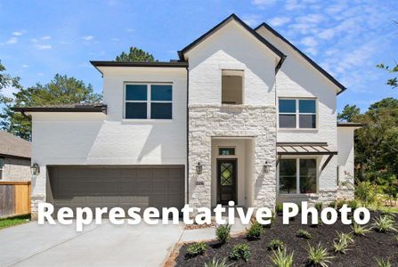 New construction Single-Family house 518 Carina Gaze Drive, Willis, TX 77318 The Preston IX - photo 0 0