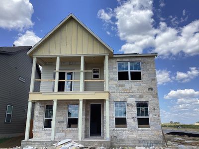 New construction Single-Family house 200 Travis Ln, Liberty Hill, TX 78642 Raven Homeplan- photo 0