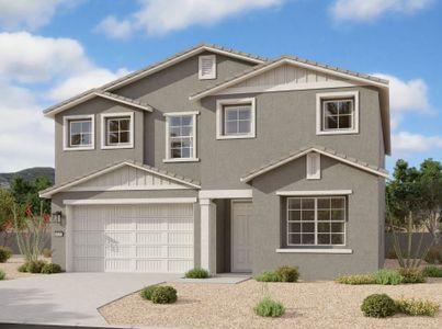 New construction Single-Family house 2355 E Wagon Wheel Ln, San Tan Valley, AZ 85140 Daisy Homeplan- photo 0