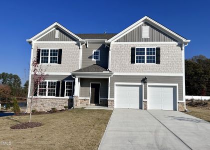 New construction Single-Family house 1220 Marsh Hawk Way, Wake Forest, NC 27587 The Norman- photo 0