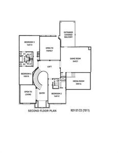 New construction Single-Family house 24515 Celestial Lily Drive, Katy, TX 77493 Edinburgh- photo 3 3