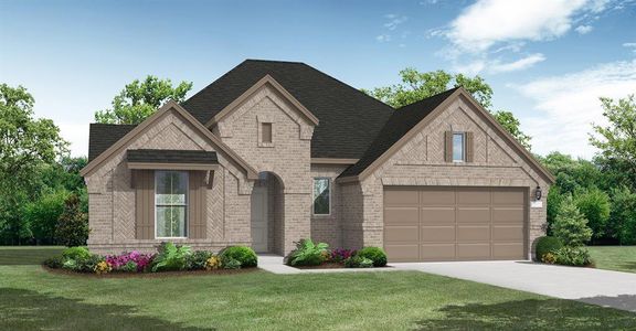 New construction Single-Family house 2418 Peach Oak Crossing, Manvel, TX 77578 Eden (2450-HV-45)- photo 0 0