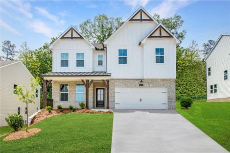 New construction Single-Family house 690 Crossroads Court, Powder Springs, GA 30127 Riverside- photo 0