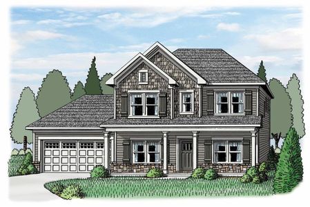 New construction Single-Family house 1111 Red Oak Boulevard, Loganville, GA 30052 Jackson- photo 0