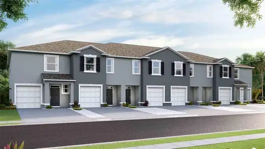New construction Townhouse house 16622 Grotto Steam Place, Wimauma, FL 33598 - photo 3 3
