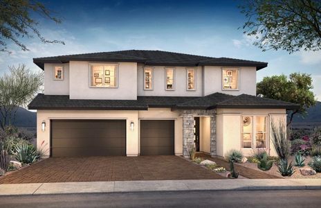 New construction Single-Family house 34343 N Sandpiper Trl, Queen Creek, AZ 85144 Plan 5016 Exterior E- photo 0
