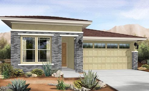 New construction Single-Family house 19447 W Badgett Lane, Litchfield Park, AZ 85340 Clover- photo 0