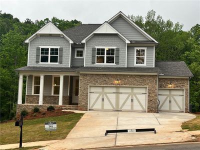 New construction Single-Family house 305 Riverwood Pass, Dallas, GA 30157 The Willow D - Unfinished Basement- photo 47 47