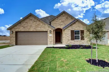 New construction Single-Family house 929 Rain Cloud, New Braunfels, TX 78130 Paramount- photo 0