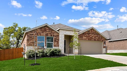 New construction Single-Family house 5452 Tallgrass Blvd, Bulverde, TX 78163 Langley- photo 0