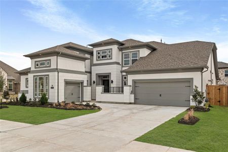 New construction Single-Family house 21503 Flowerhead Way, Cypress, TX 77433 Cologne- photo 0