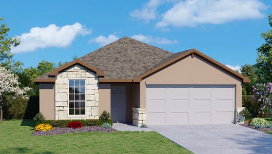 New construction Single-Family house The Brown, 404 Steele Rapids, Cibolo, TX 78108 - photo