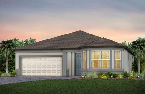 New construction Single-Family house 13808 Sunlight Meadow Drive, Riverview, FL 33578 Garnet- photo 0