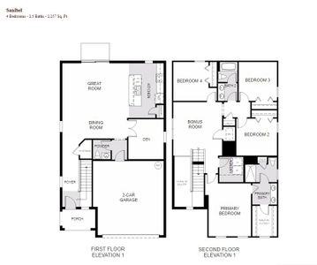 New construction Single-Family house Sanibel, 1237 Regal King Drive, Kissimmee, FL 34746 - photo