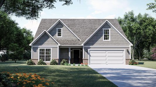 New construction Single-Family house The Caldwell, 20 Shore Pine Drive, Youngsville, NC 27596 - photo