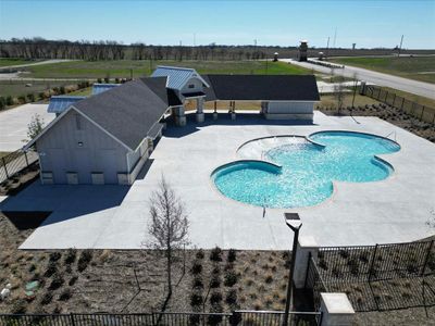New construction Single-Family house 134 Red Cliff Court, Rhome, TX 76078 Lantana- photo 37 37