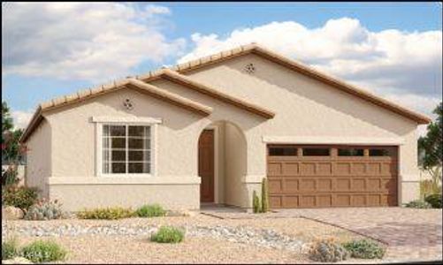 New construction Single-Family house 17599 W Running Deer Trail, Surprise, AZ 85387  Raleigh- photo 0