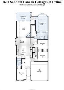 New construction Single-Family house 1601 Sandhill Lane, Celina, TX 75009 Royce Plan- photo 1 1