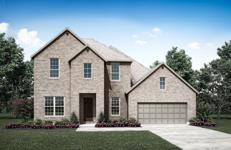 New construction Single-Family house 129 Eagle Pass Trail, Georgetown, TX 78628 Deerfield II- photo 0